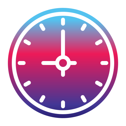 Clock Generic Flat Gradient icon