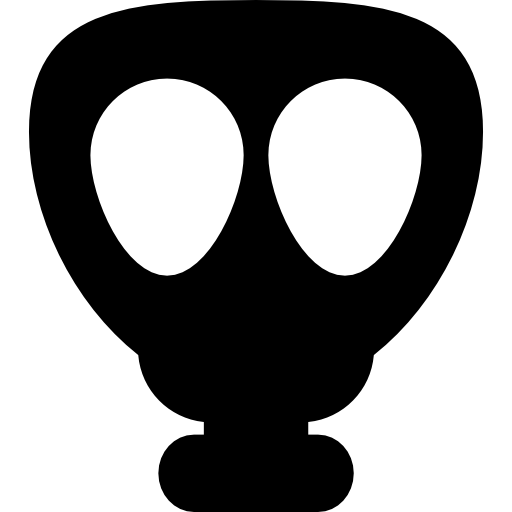 Gas mask free icon