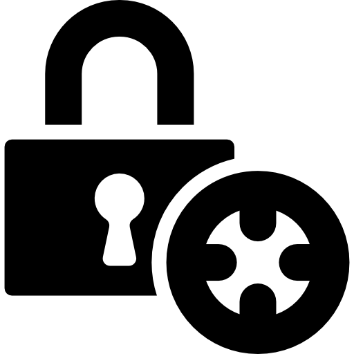 Locked padlock free icon