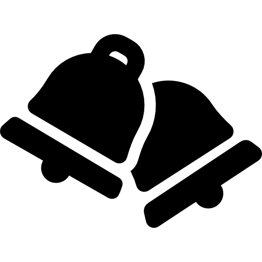 cloches de noël Icône gratuit