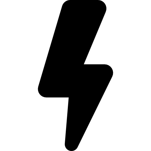 Flash lightning free icon