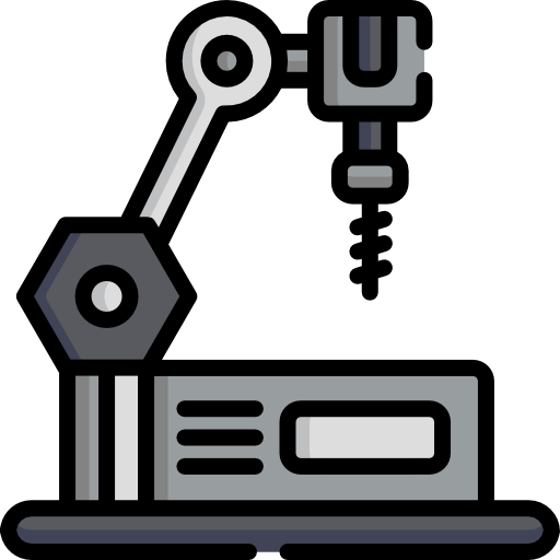 Industrial robot Special Lineal color icon