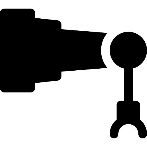 robot industrial icono gratis