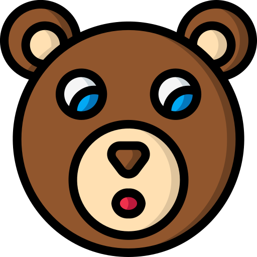 Bear Basic Miscellany Lineal Color icon