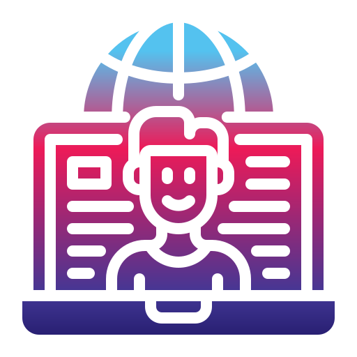 aprender en línea icono gratis