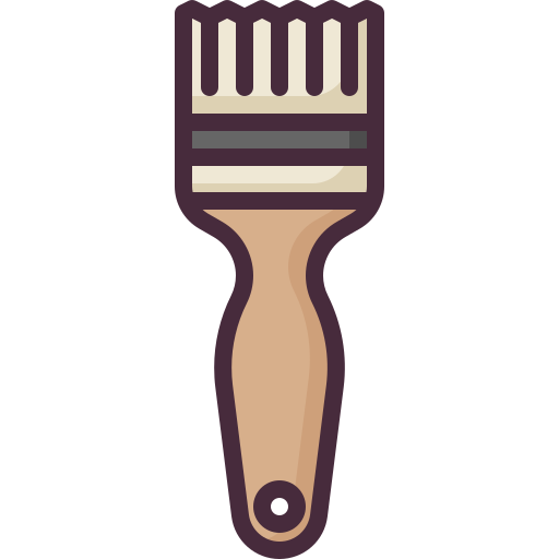 Paintbrush Generic Outline Color icon