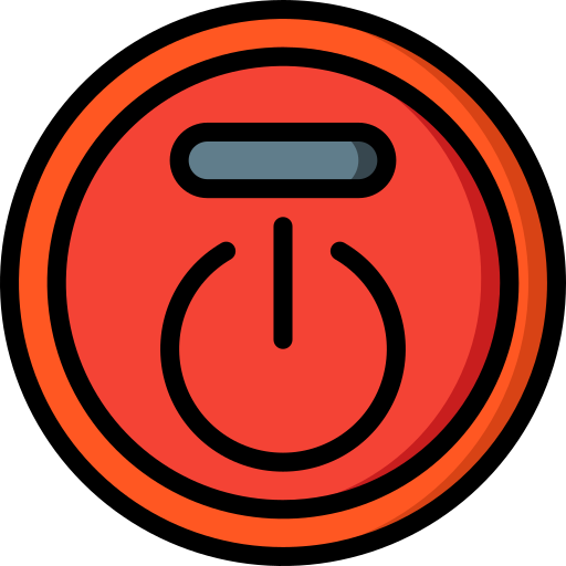 Power button free icon Power button free icon