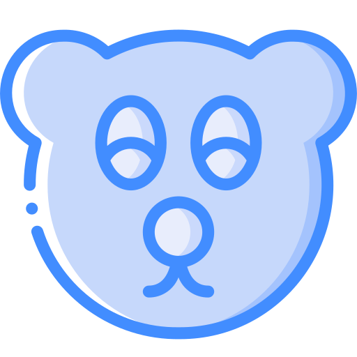 Gummy bear Basic Miscellany Blue icon