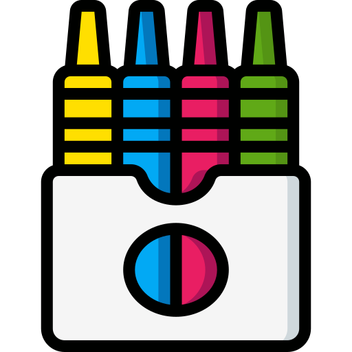 lápiz de color icono gratis