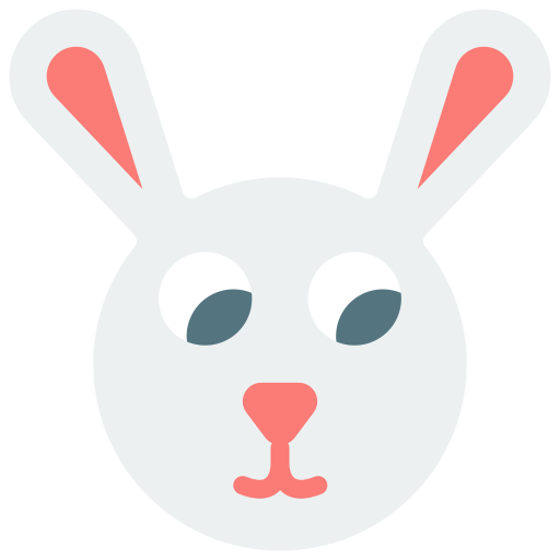 Bunny Basic Miscellany Flat icon