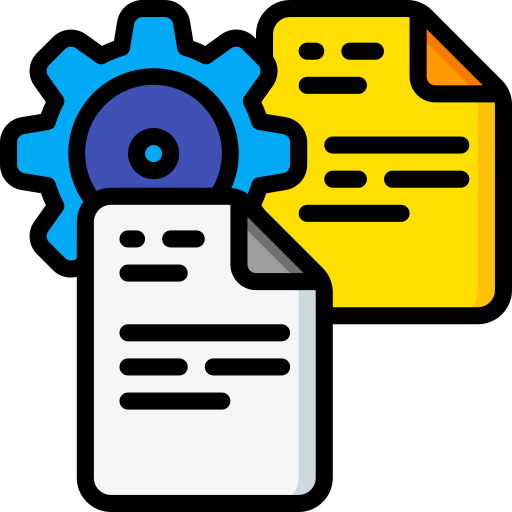 File management Basic Miscellany Lineal Color icon