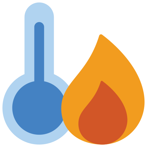 control de temperatura icono gratis