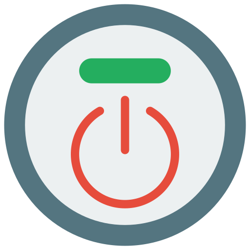 Power button free icon Power button free icon