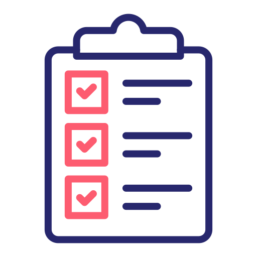 List Generic Outline Color icon