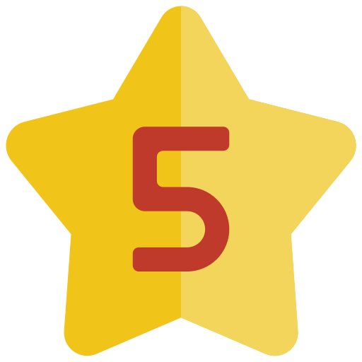 Five stars - Free marketing icons