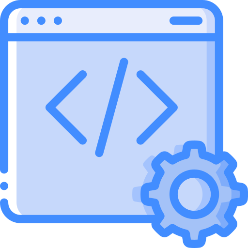 Web development Basic Miscellany Blue icon