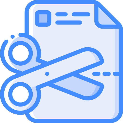 Document Basic Miscellany Blue icon