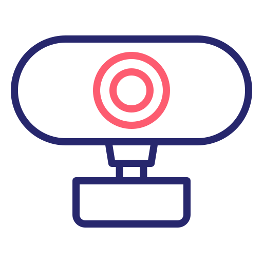 cámara web icono gratis