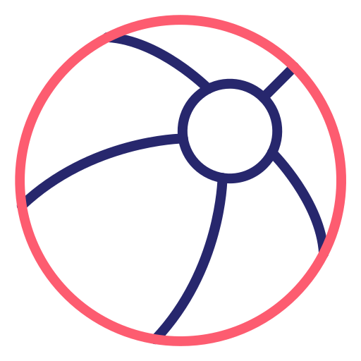 Beach ball free icon