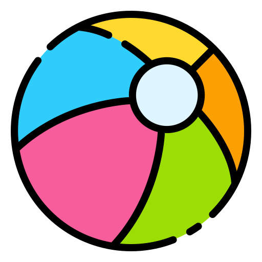 Beach ball - Free hobbies and free time icons