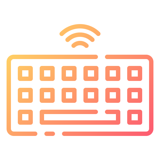 teclado inalambrico icono gratis