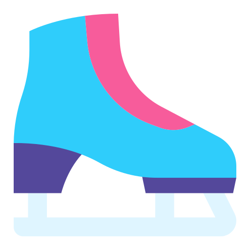 patines de hielo icono gratis