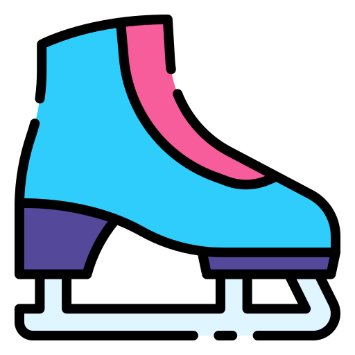 patines de hielo icono gratis