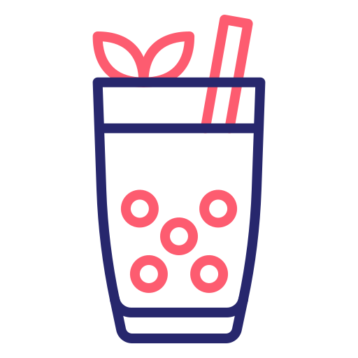 Bubble tea Generic Outline Color icon