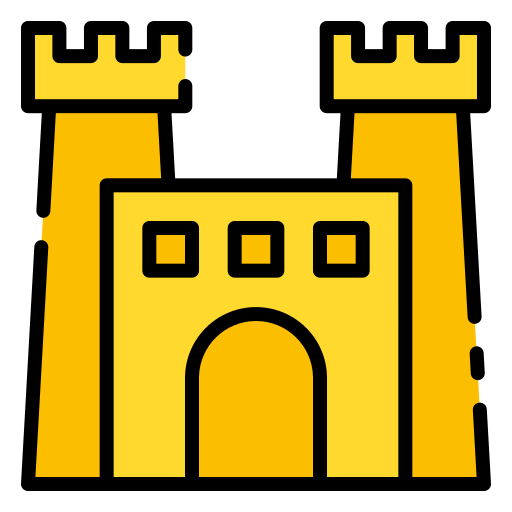 Sand castle free icon