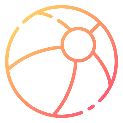 pelota de playa icono gratis