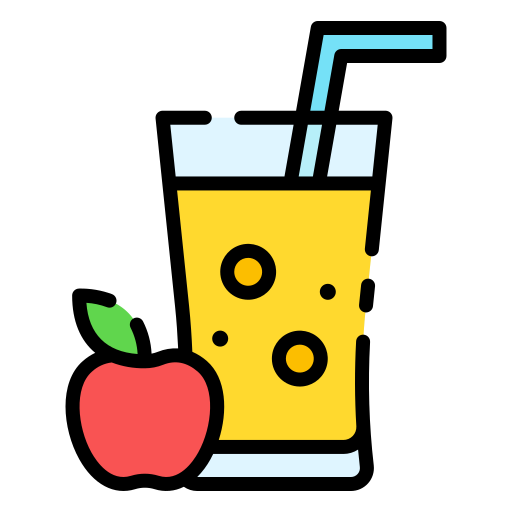 jugo de manzana icono gratis