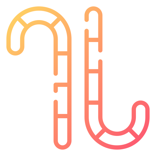 Candy canes free icon