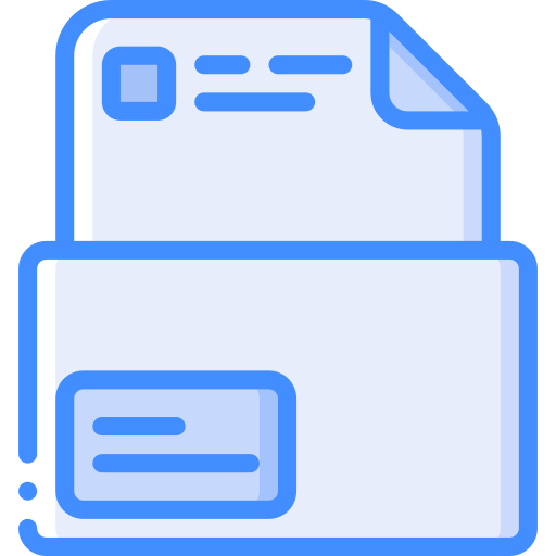 Archive Basic Miscellany Blue icon