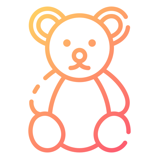 Teddy bear Good Ware Gradient icon