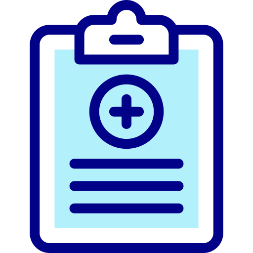 informe médico icono gratis