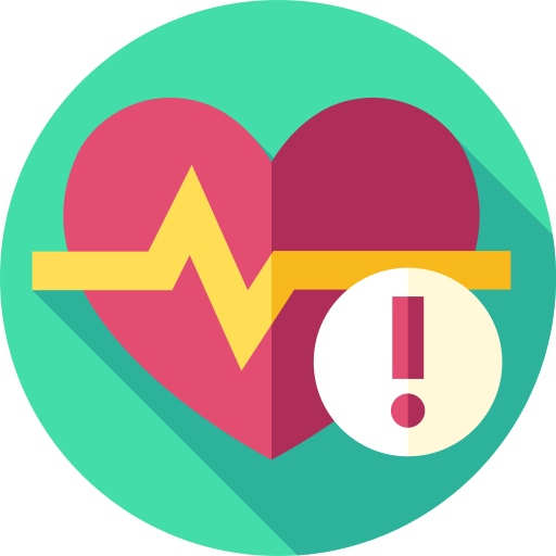 Heart attack free icon Heart attack free icon
