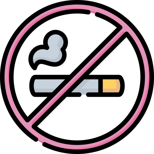 No smoking free icon No smoking free icon