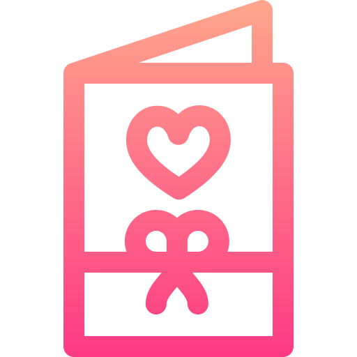 tarjeta de felicitación icono gratis