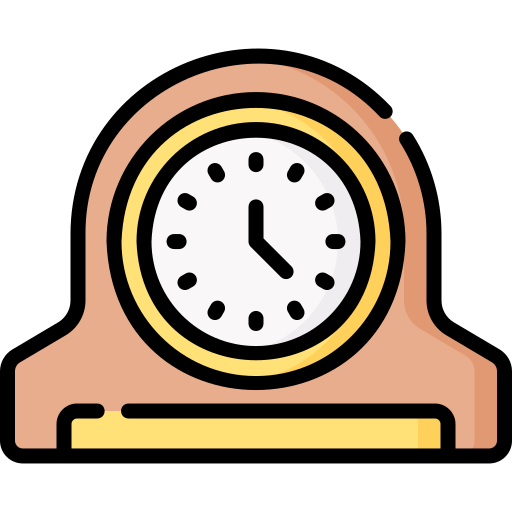 reloj de escritorio icono gratis