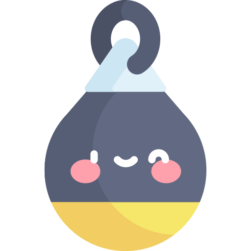 Punching bag free icon