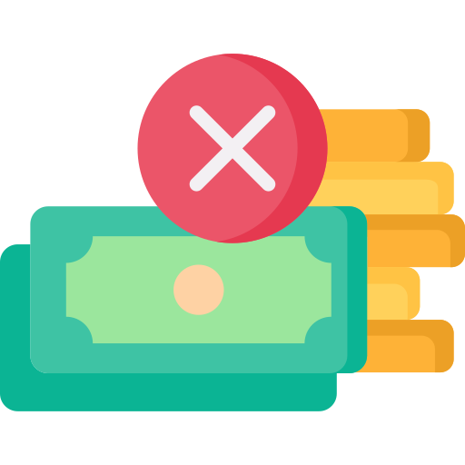 pas d'argent Icône gratuit pas d'argent Icône gratuit