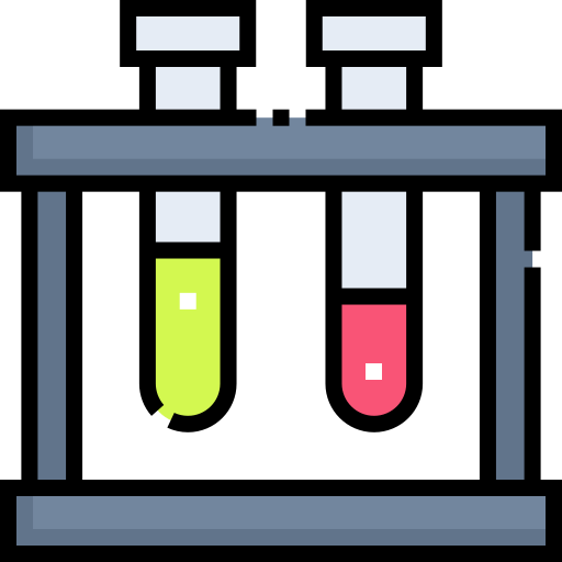 Chemistry Detailed Straight Lineal color icon