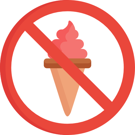 No ice cream - Free signaling icons