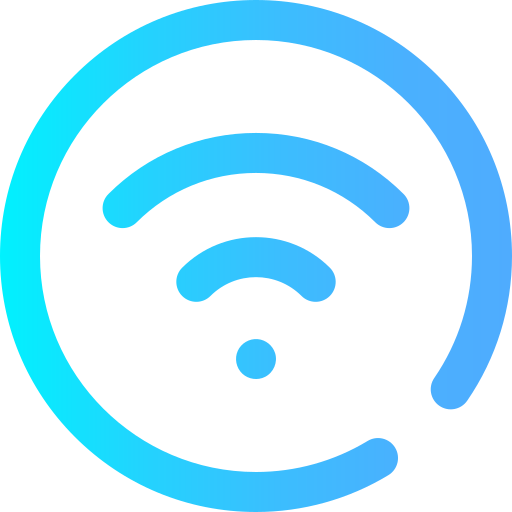 Wifi Super Basic Omission Gradient icon