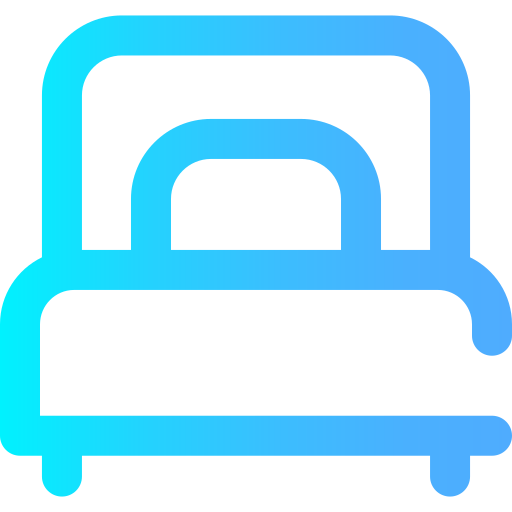 Single bed Super Basic Omission Gradient icon