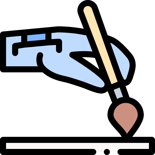 cepillo de pintura icono gratis