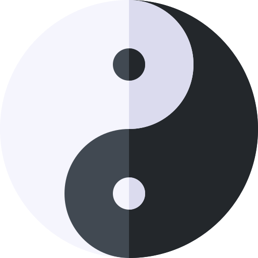 yin yang icono gratis