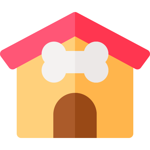 casa de perro icono gratis