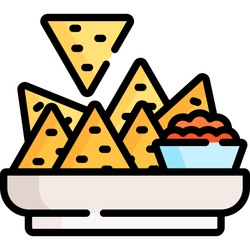 nachos grátis ícone nachos grátis ícone