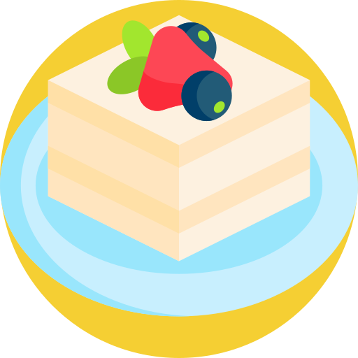 Pastel de tres leches - Free food icons